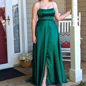 Emerald Green Prom Dress